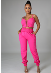 Fuschia Pant Set